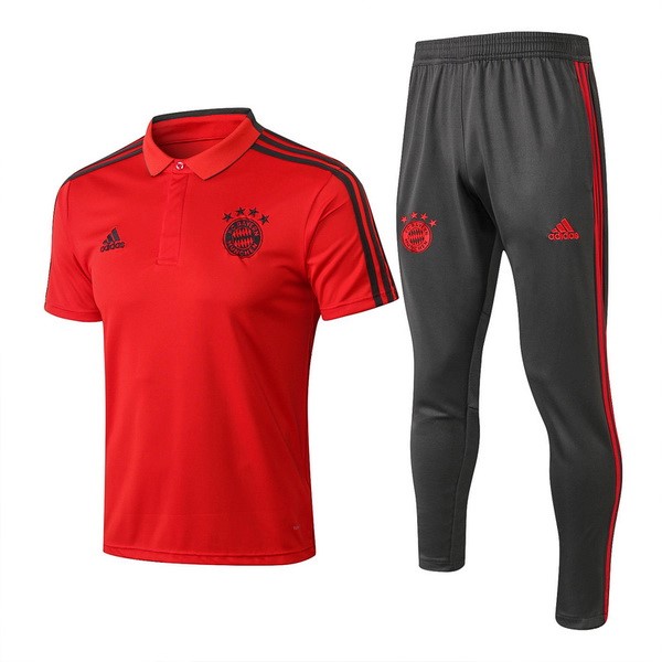 Polo Bayern Munich Conjunto Completo 2018/19 Rojo